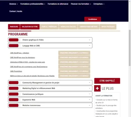 Les interventions de Mr Hajjaj Mouad chez l'Ecole Sup de Tech "Doranco"